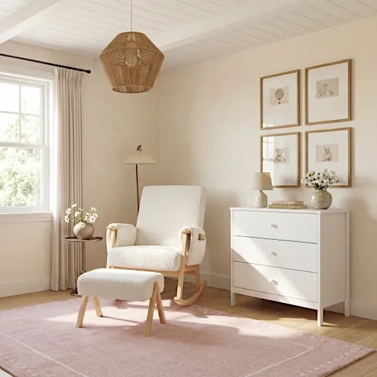 Storyteller Nursing Chair and Footstool