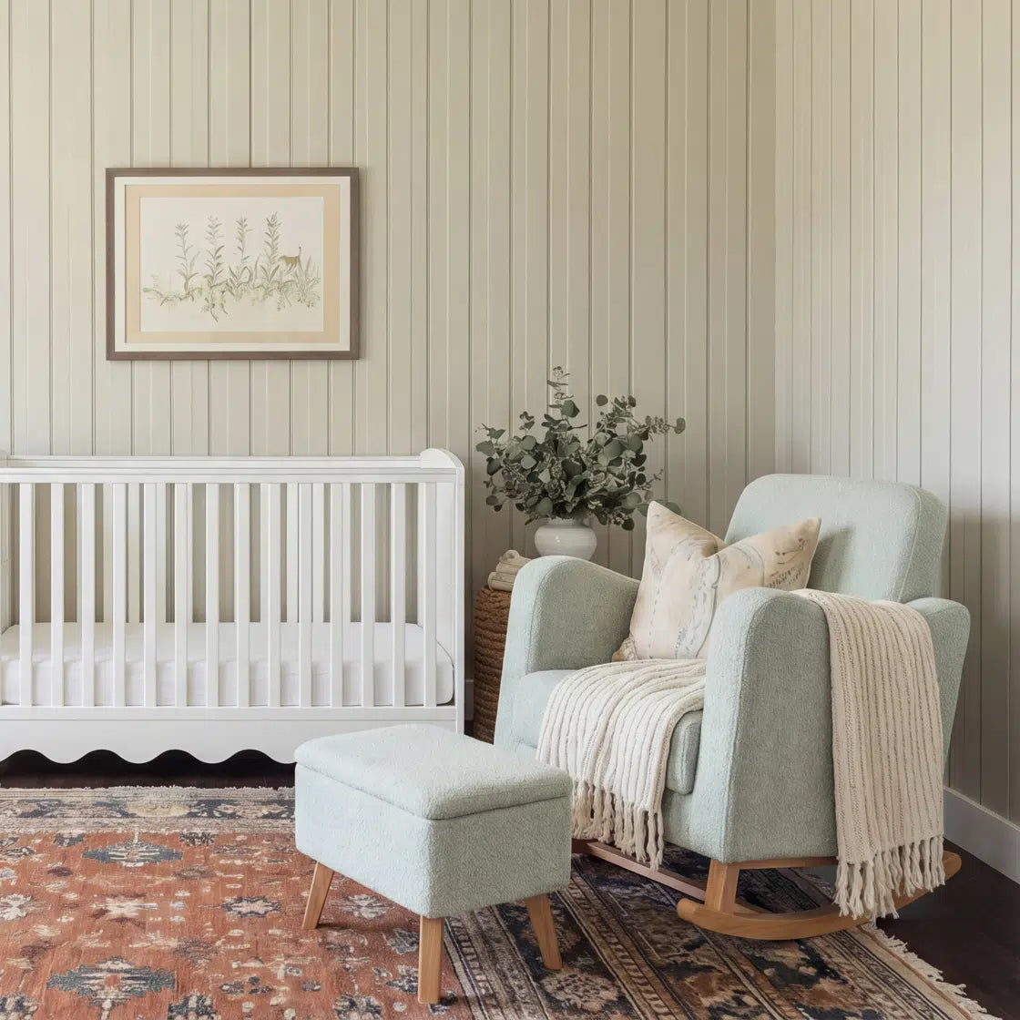 Soother Nursing Chair & Footstool
