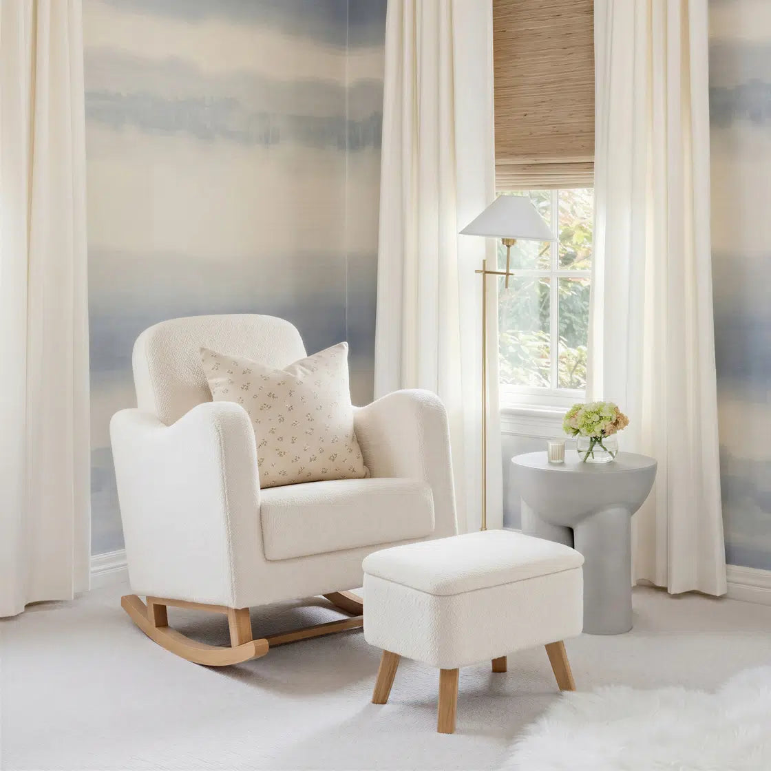Soother Nursing Chair & Footstool